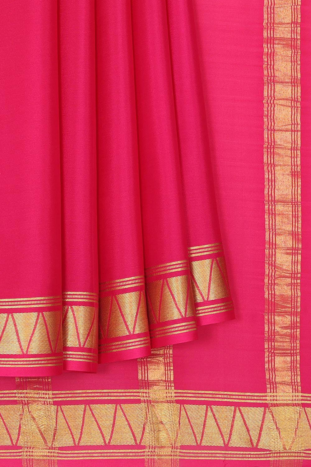 Buy Green & Pink- Mysore Silk Saree online | Mysore Silk from ShrusEternity-sgquangbinhtourist.com.vn