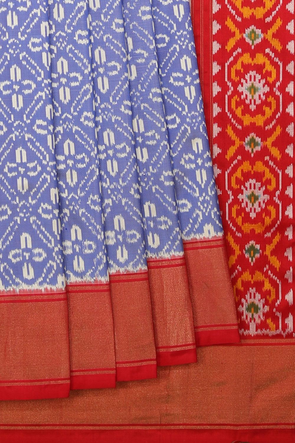 Pochampally Ikat Handloom Silk Saree-DSDDPOSASK50068 – Weavesmart